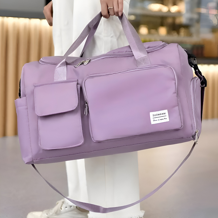 Waterproof Travel Bag with Shoe Compartment – Lightweight Weekend Bag with Plenty of Storage | Kalsten