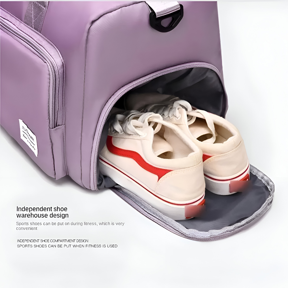Waterproof Travel Bag with Shoe Compartment – Lightweight Weekend Bag with Plenty of Storage | Kalsten