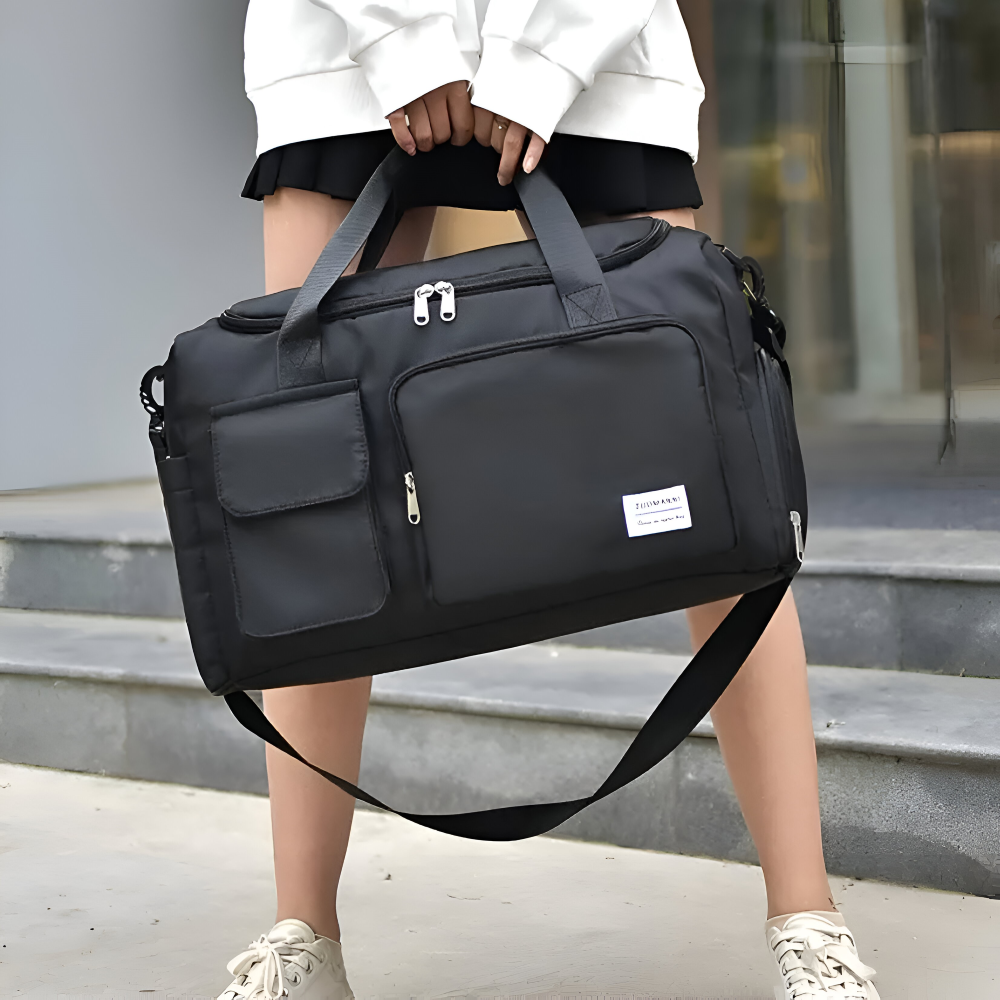 Waterproof Travel Bag with Shoe Compartment – Lightweight Weekend Bag with Plenty of Storage | Kalsten