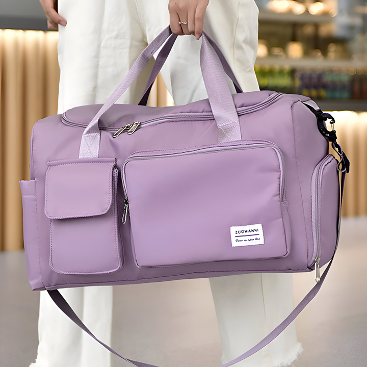 Waterproof Travel Bag with Shoe Compartment – Lightweight Weekend Bag with Plenty of Storage | Kalsten