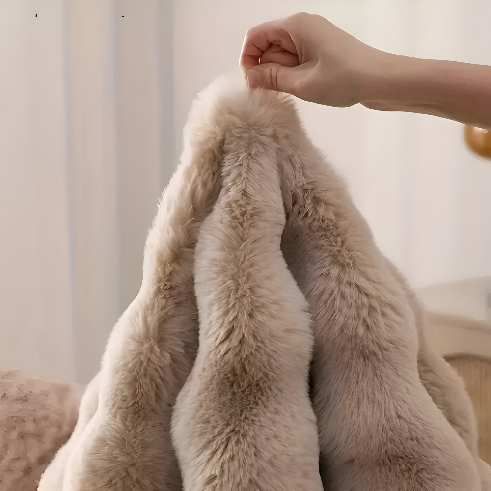 Round Velvety Soft Non-Slip Floor Mat – Cozy Fleece Home Decoration | Kalsten