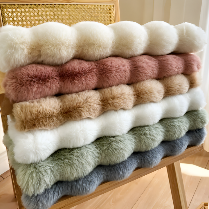 Round Velvety Soft Non-Slip Floor Mat – Cozy Fleece Home Decoration | Kalsten
