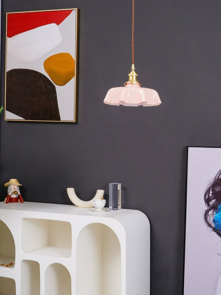 French Flower Droplight Pendant Swag Light | Noxord