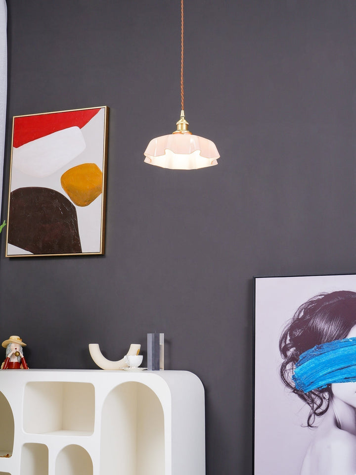 French Flower Droplight Pendant Swag Light | Noxord