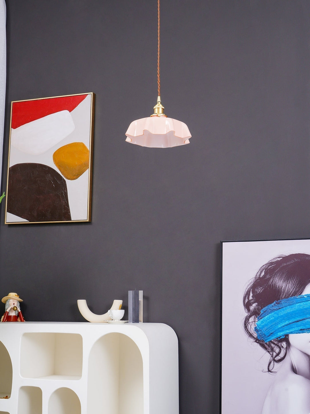 French Flower Droplight Pendant Swag Light | Noxord
