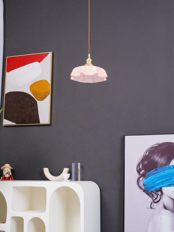 French Flower Droplight Pendant Swag Light | Noxord