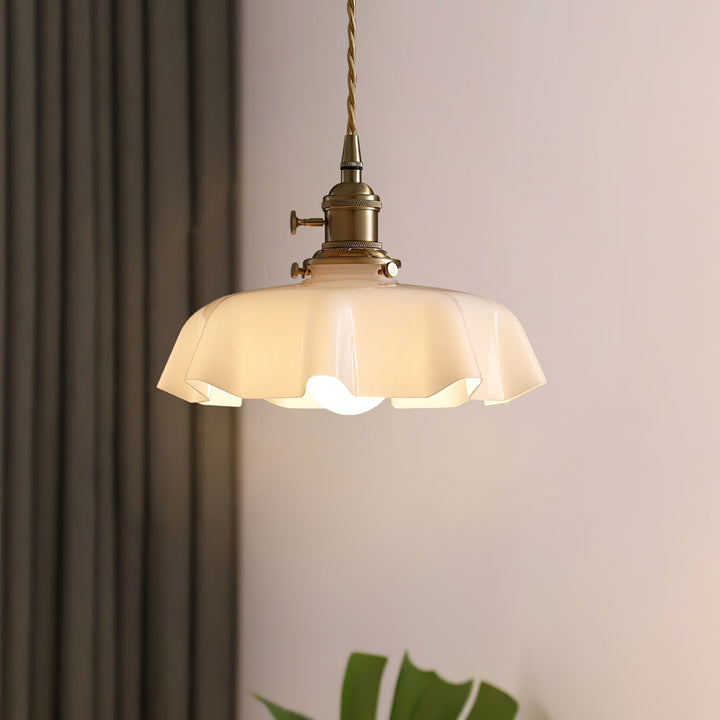 French Flower Droplight Pendant Swag Light | Noxord