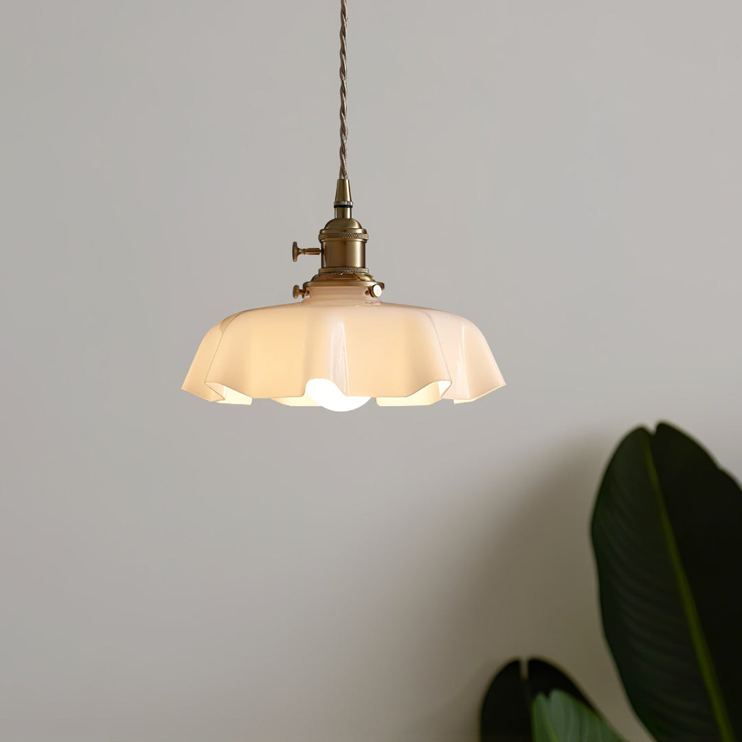 French Flower Droplight Pendant Swag Light | Noxord