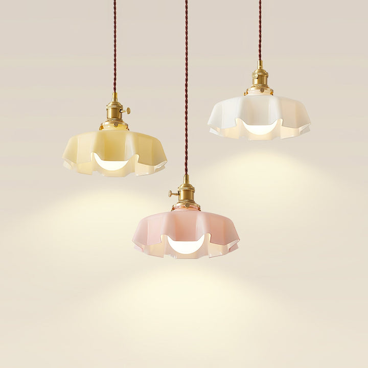 French Flower Droplight Pendant Swag Light | Noxord