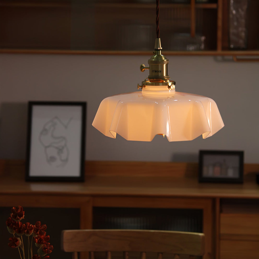 French Flower Droplight Pendant Swag Light | Noxord