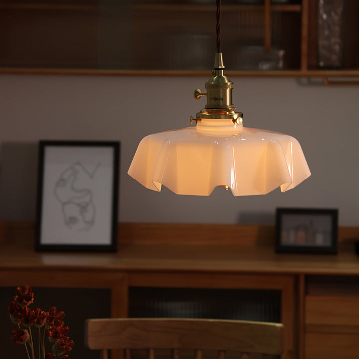French Flower Droplight Pendant Swag Light | Noxord