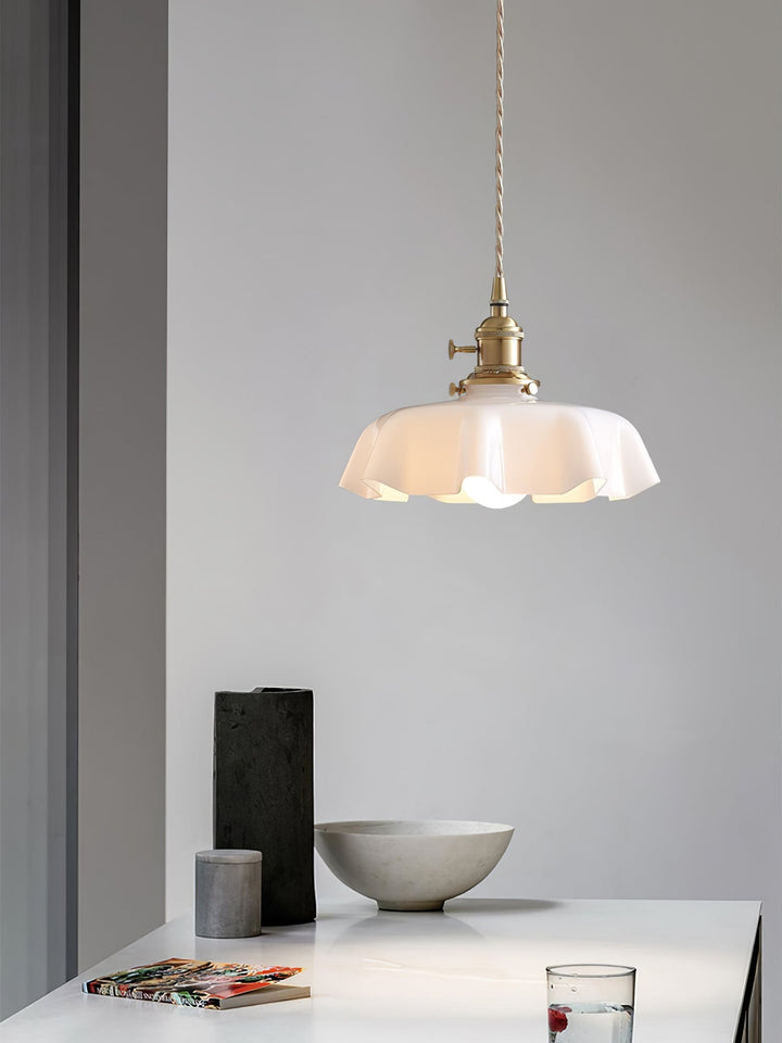 French Flower Droplight Pendant Swag Light | Noxord