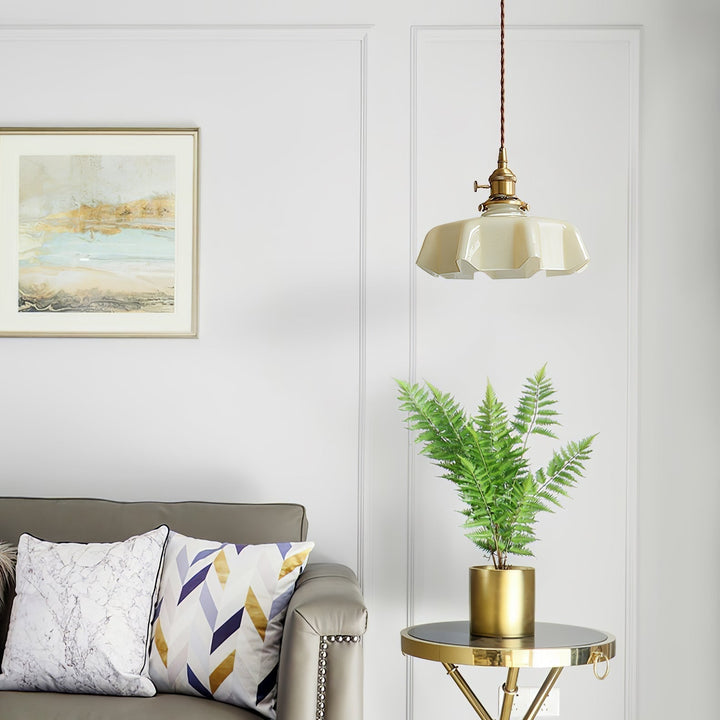 French Flower Droplight Pendant Swag Light | Noxord