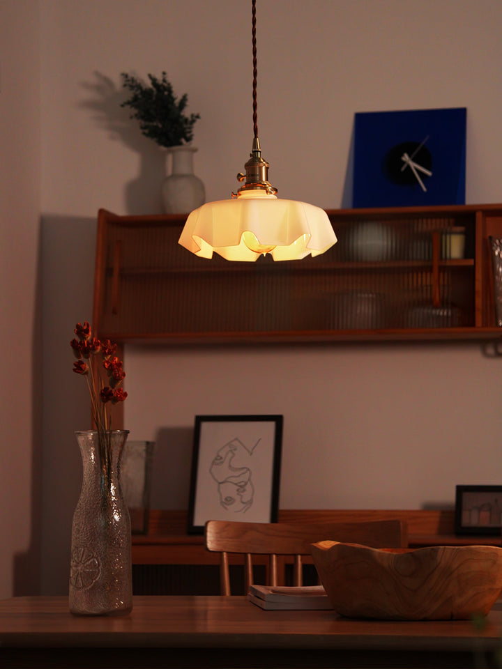 French Flower Droplight Pendant Swag Light | Noxord