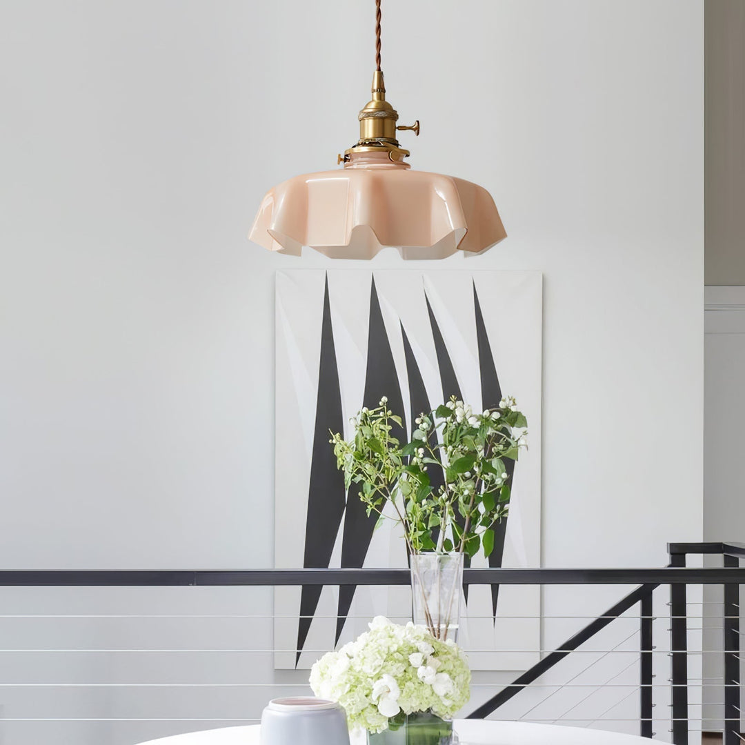 French Flower Droplight Pendant Swag Light | Noxord