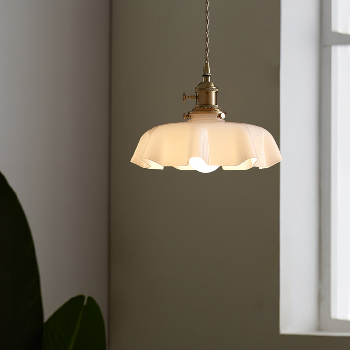 French Flower Droplight Pendant Swag Light | Noxord