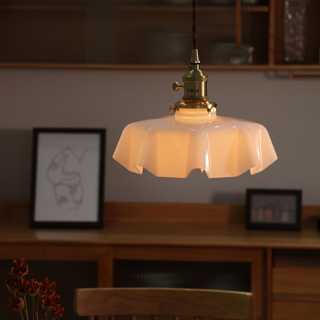 French Flower Droplight Pendant Swag Light | Noxord