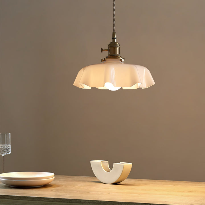 French Flower Droplight Pendant Swag Light | Noxord