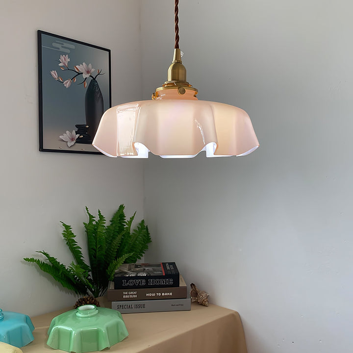 French Flower Droplight Pendant Swag Light | Noxord
