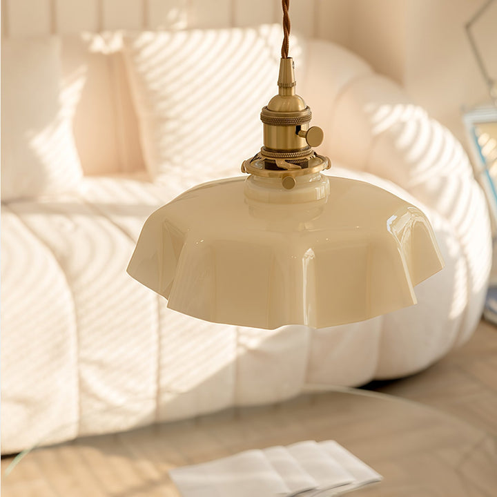 French Flower Droplight Pendant Swag Light | Noxord