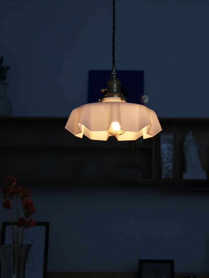 French Flower Droplight Pendant Swag Light | Noxord