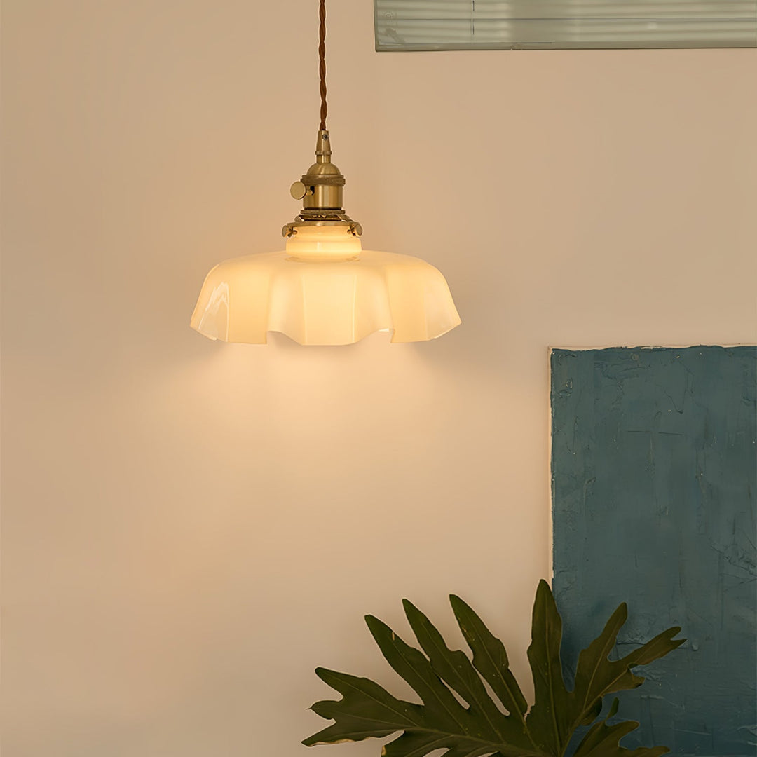 French Flower Droplight Pendant Swag Light | Noxord
