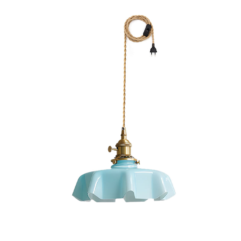 French Flower Droplight Pendant Swag Light | Noxord