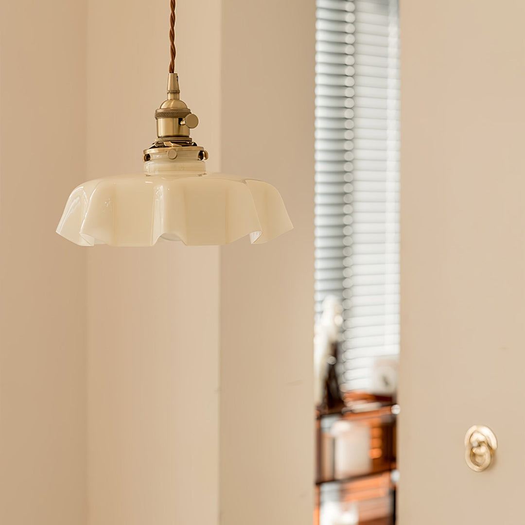 French Flower Droplight Pendant Swag Light | Noxord