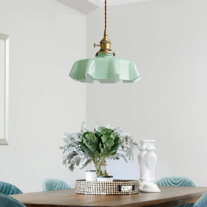 French Flower Droplight Pendant Swag Light | Noxord