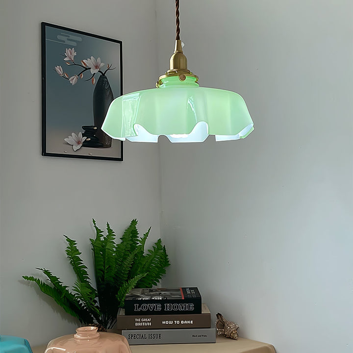 French Flower Droplight Pendant Swag Light | Noxord