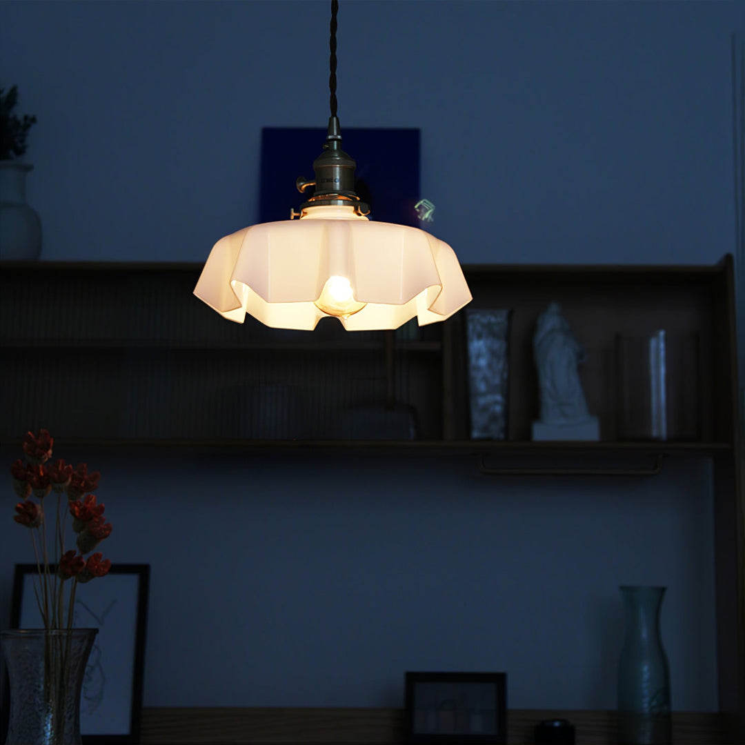French Flower Droplight Pendant Swag Light | Noxord