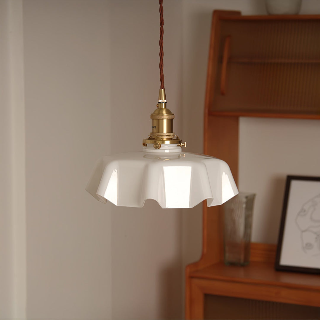 French Flower Droplight Pendant Swag Light | Noxord