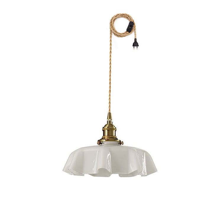 French Flower Droplight Pendant Swag Light | Noxord