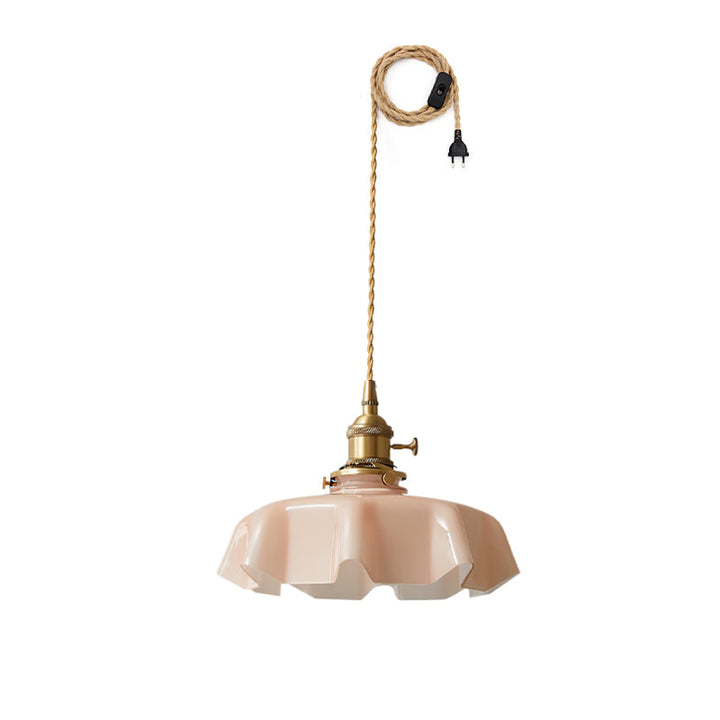 French Flower Droplight Pendant Swag Light | Noxord