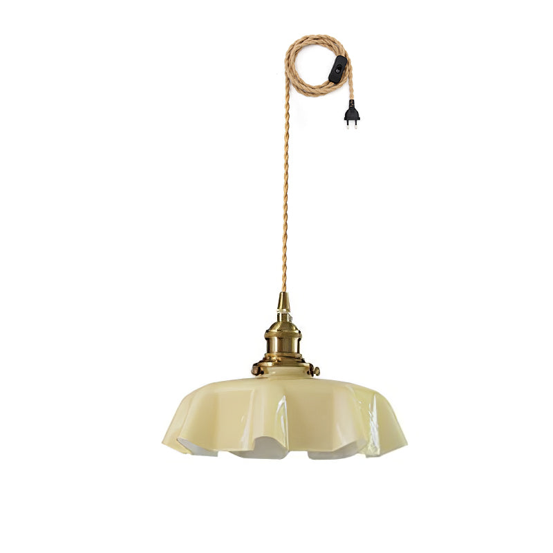 French Flower Droplight Pendant Swag Light | Noxord