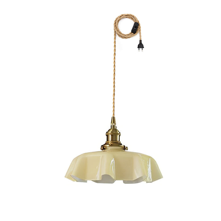 French Flower Droplight Pendant Swag Light | Noxord