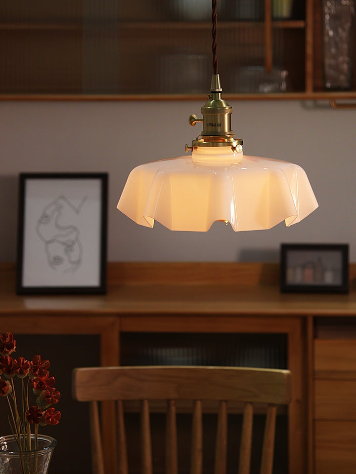 French Flower Droplight Pendant Swag Light | Noxord