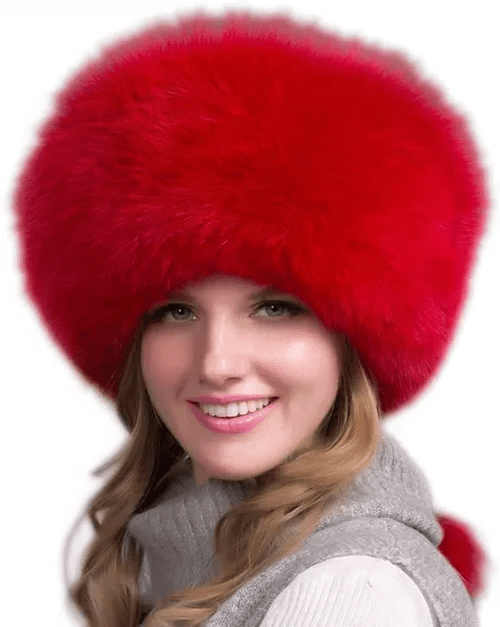 Kalsten | Glaciera Lux Winter Hat | Real Fur Hat with Ear Protectors | Elegant & Warm Luxury Hat for Women