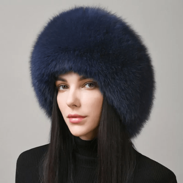 Kalsten | Glaciera Lux Winter Hat | Real Fur Hat with Ear Protectors | Elegant & Warm Luxury Hat for Women