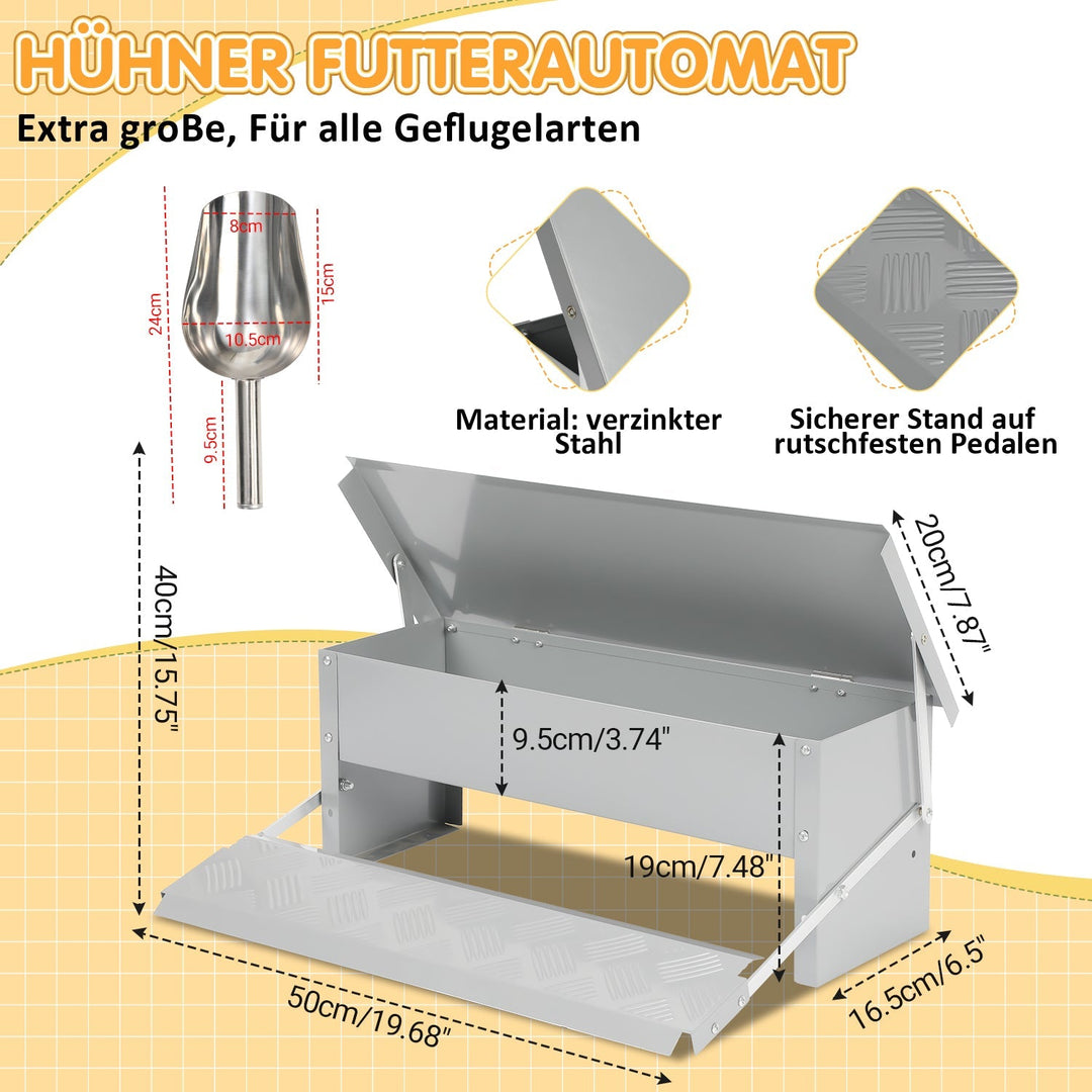 Feed dispenser feeder with gloves 5kg | Kalsten