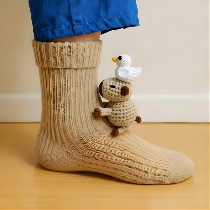 Cosy Non-Slip Fuzzy Plush Socks (Unisex)