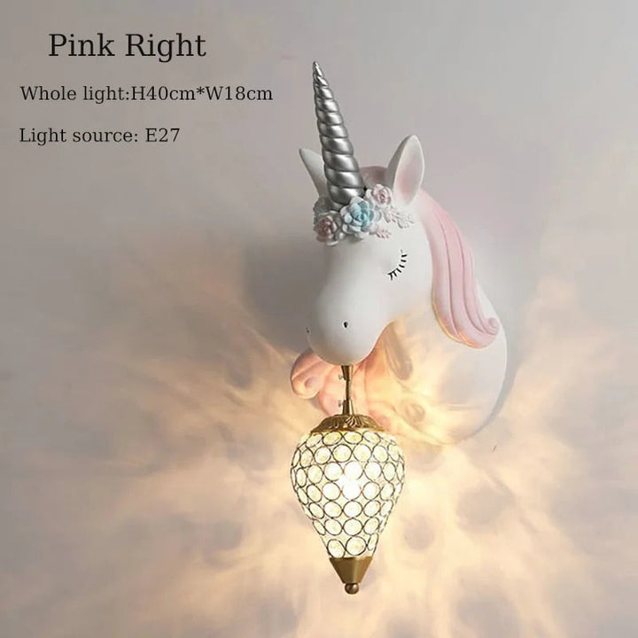 Magical Unicorn Wall Lamp for Children – Playful & Warm Light Kalsten
