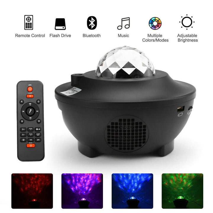 Kalsten | Portable Galaxy Projector with Bluetooth Speaker and Remote Control