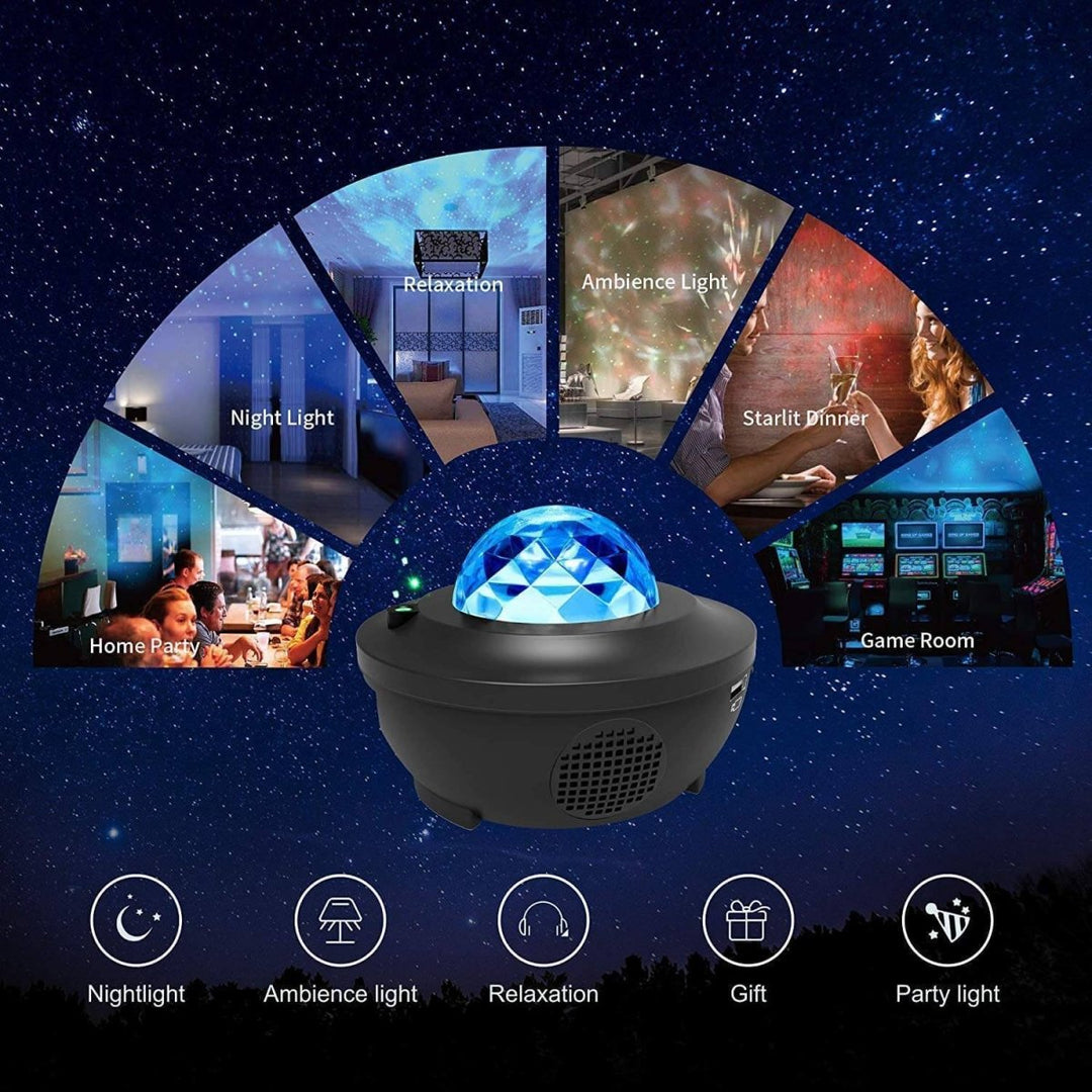 Kalsten | Portable Galaxy Projector with Bluetooth Speaker and Remote Control