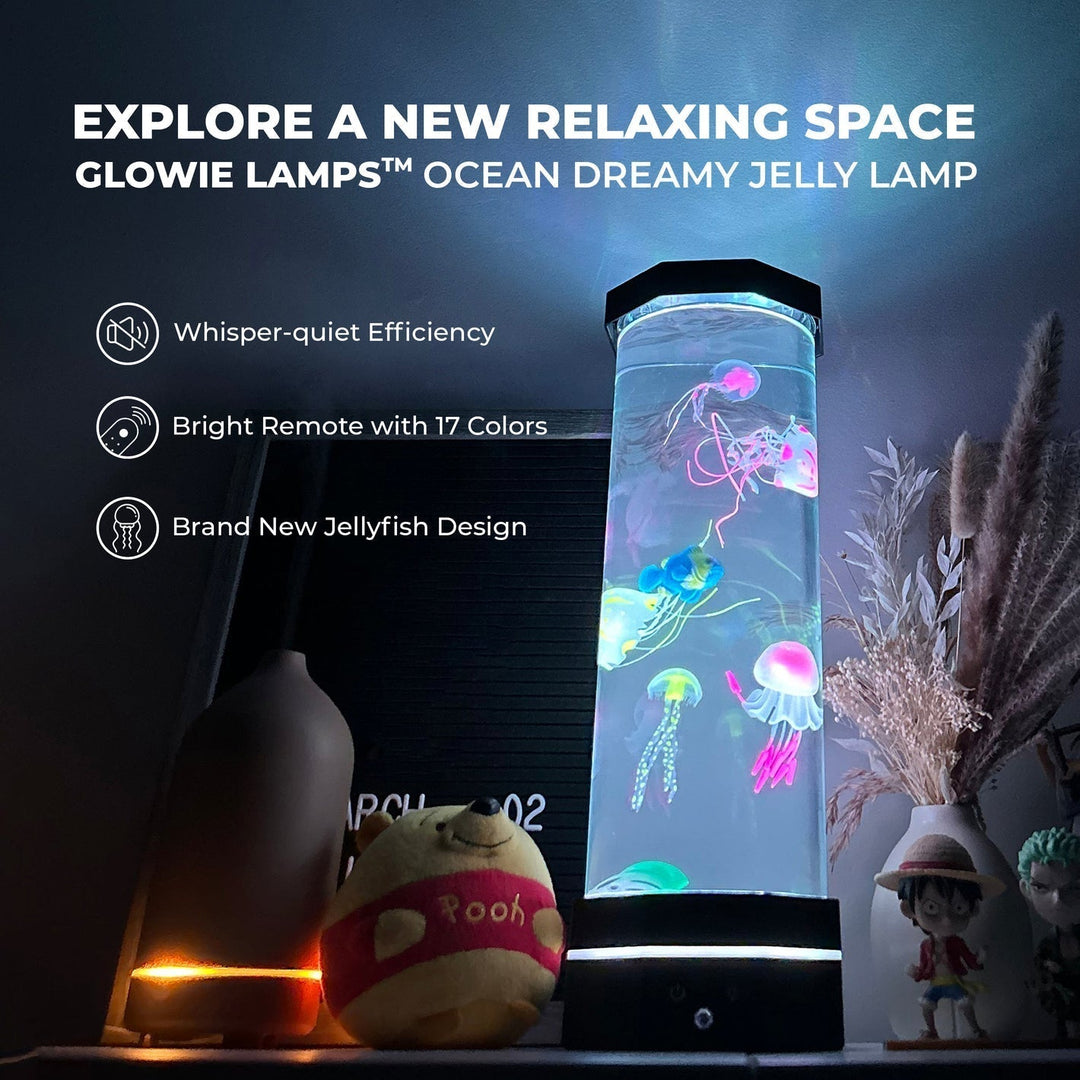 Jellyfish Aquarium Table Lamp | Noxord