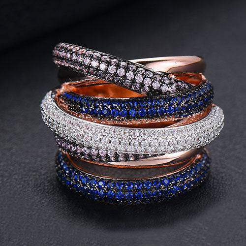 Noxord | Monaco Design Luxury Statement Stackable Ring For Women
