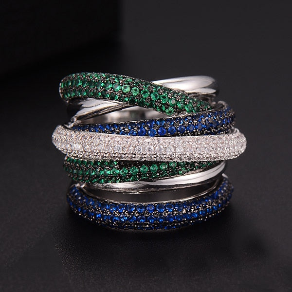 Noxord | Monaco Design Luxury Statement Stackable Ring For Women