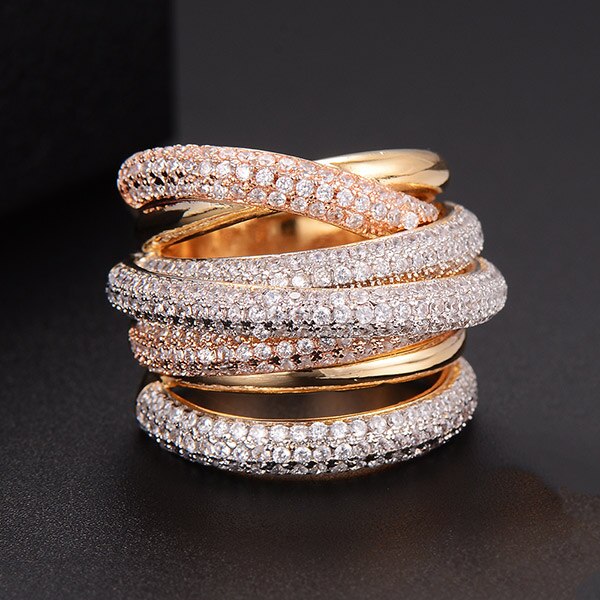Noxord | Monaco Design Luxury Statement Stackable Ring For Women