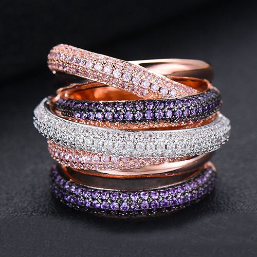 Noxord | Monaco Design Luxury Statement Stackable Ring For Women