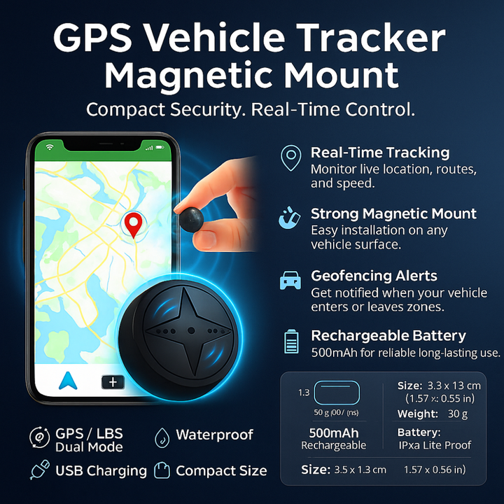 Real-Time Magnetic Car GPS Tracker Noxord